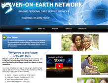 Tablet Screenshot of heavenonearthnetworks.com